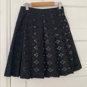 Banana Republic lace eyelet cotton skirt
